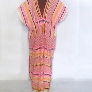 Lemlem Striped Kaftan Dress